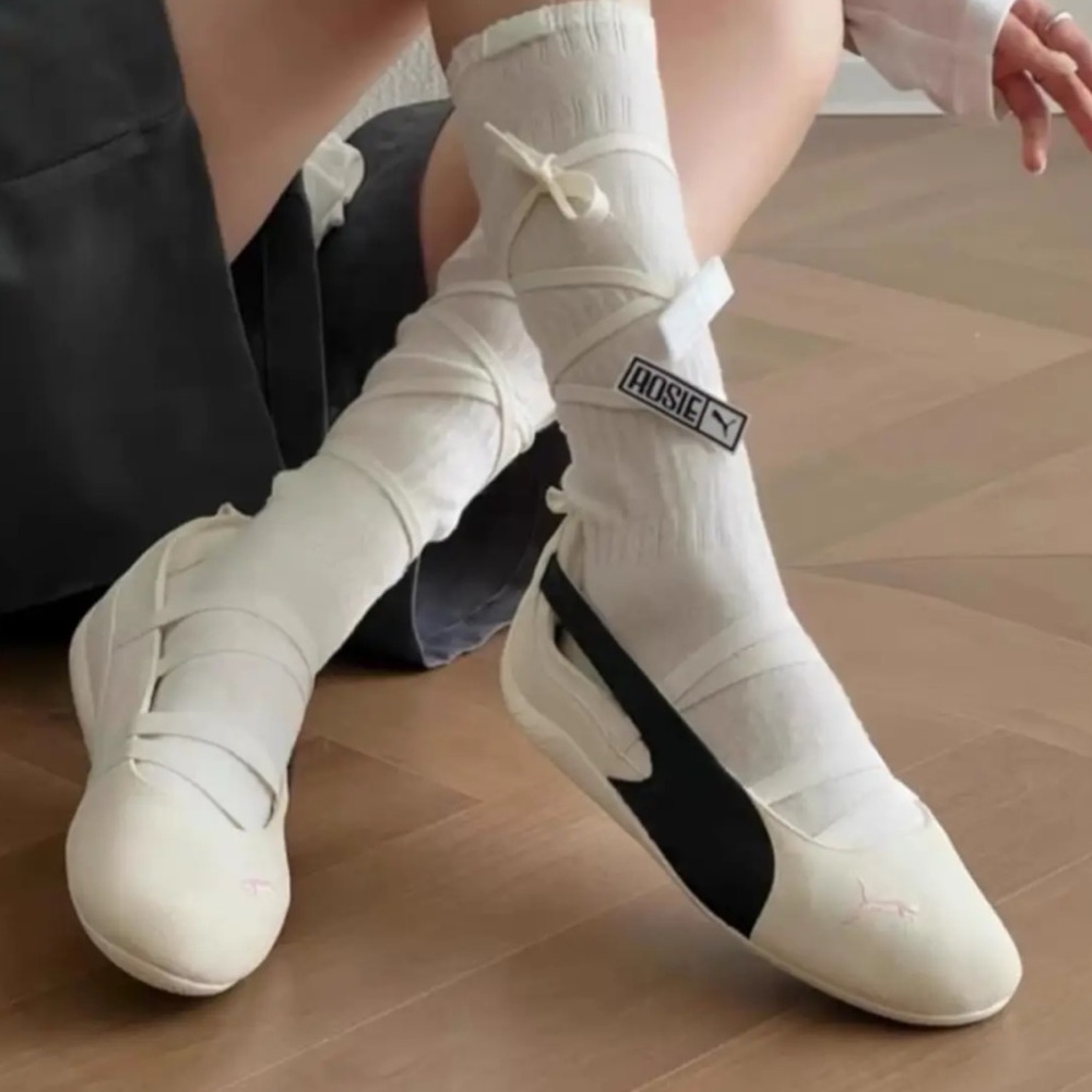 Puma x Rose Womens Speedcat Ballet Warm white 404395 01